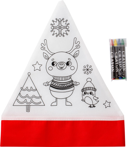 Kerstmuts met Kleurpotloden - Duffel
