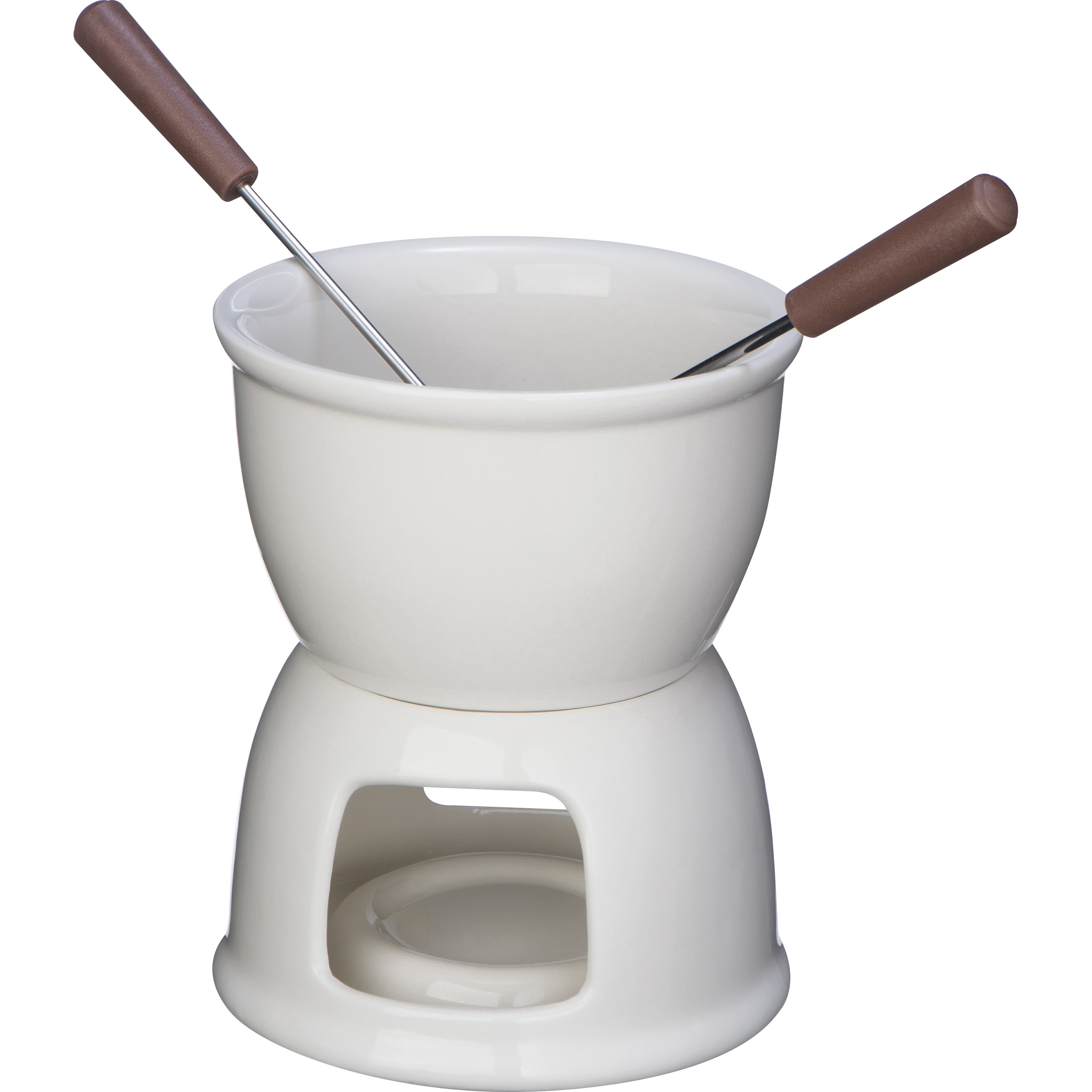 Porseleinen Chocoladefondue Set - Peer