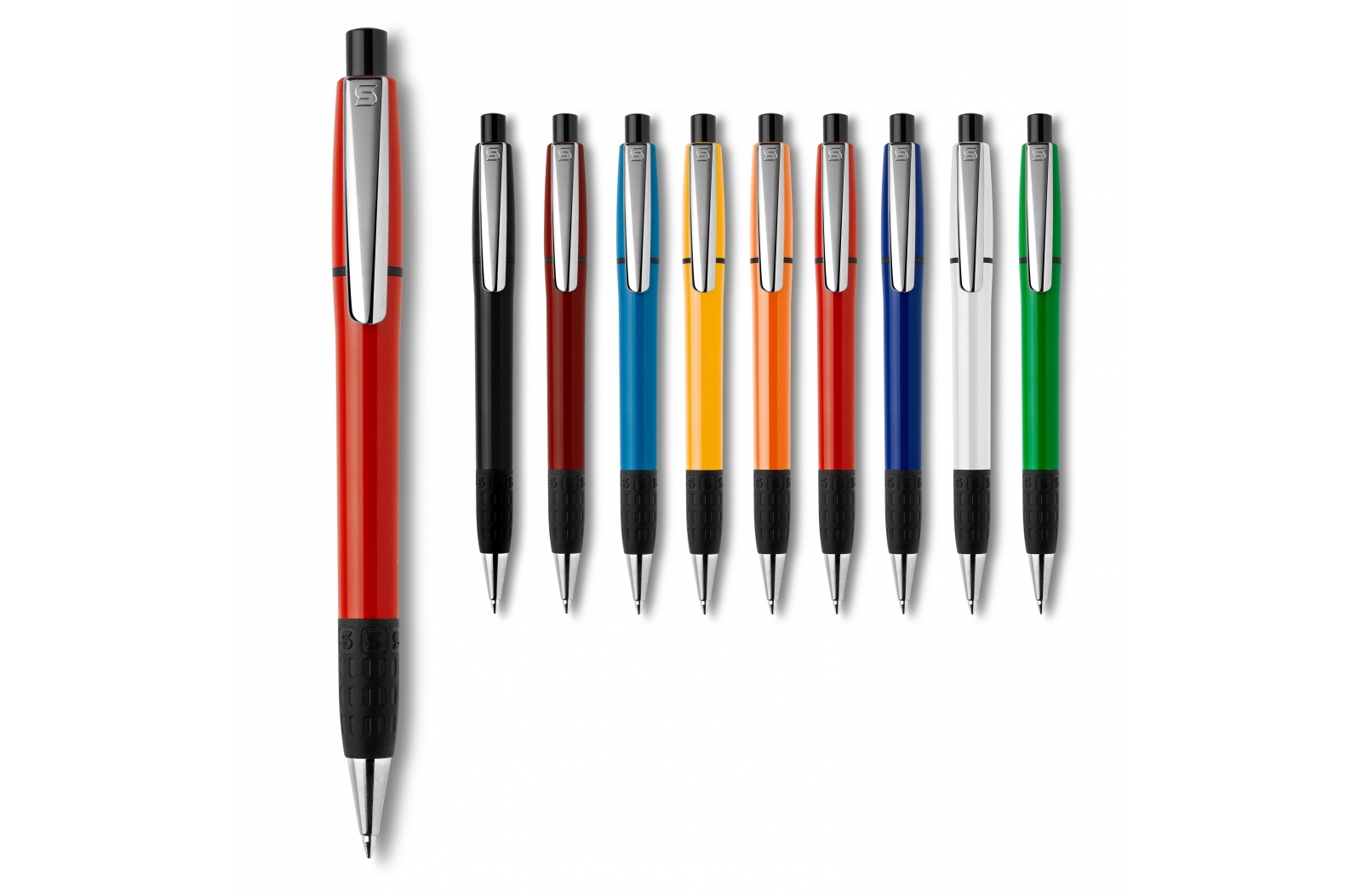 Kleurvolle Balpen met Grip - Oostende