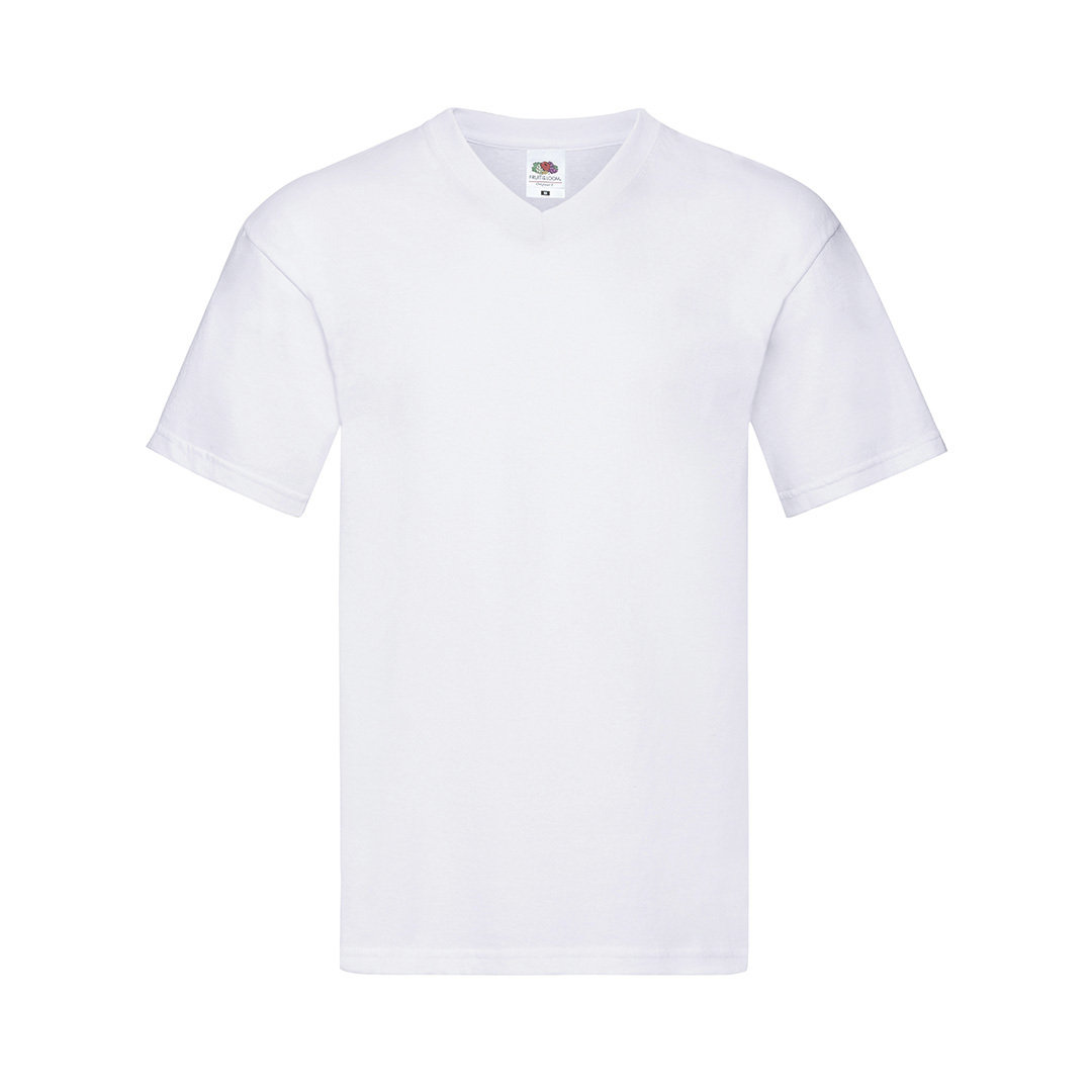 Klassiek Wit T-Shirt V-Hals - Sint-Truiden