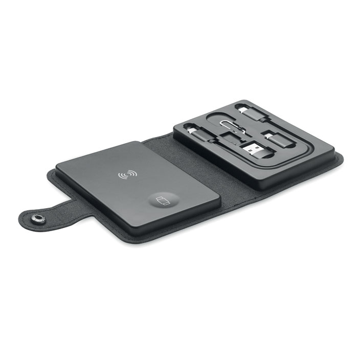 4-in-1 oplaadkabelset met draadloze oplader - Zoersel