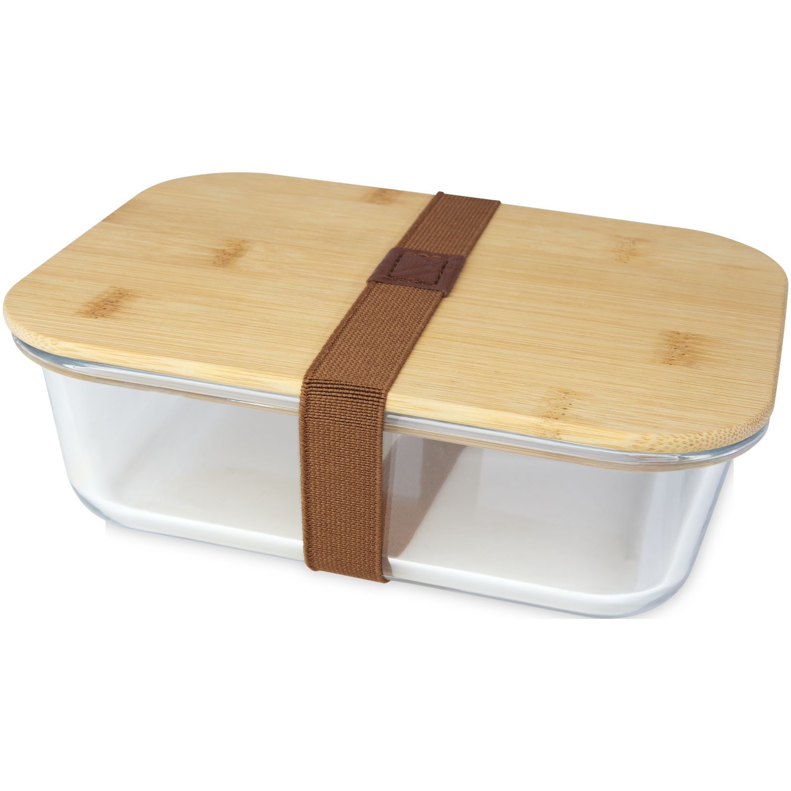 Glazen Lunchbox met Bamboe Deksel - Vorselaar