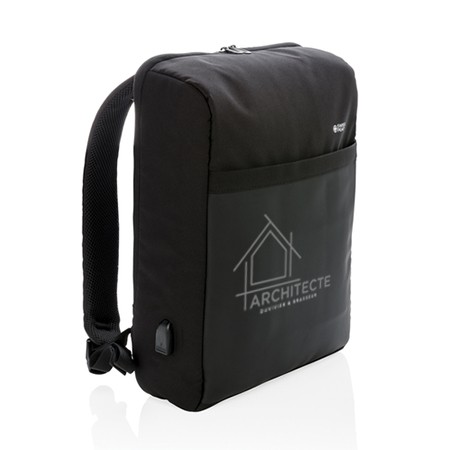 Anti-diefstal RFID & USB rugzak 15" PVC vrij - Zulte