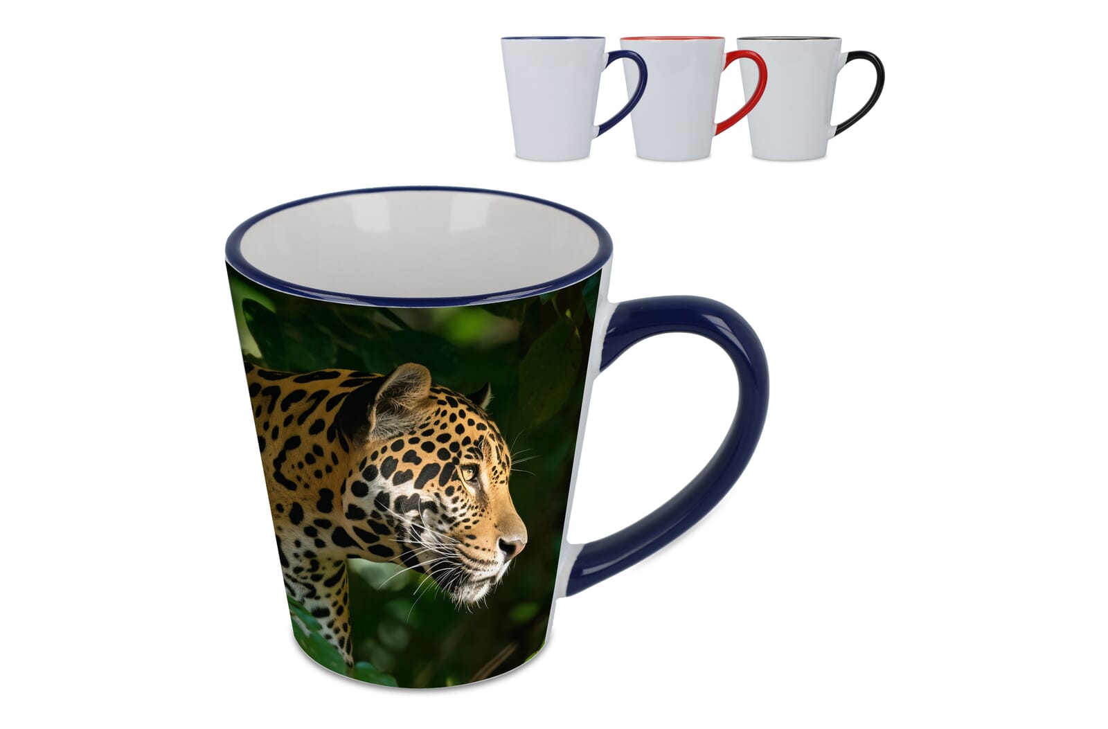 Mug subli Melbourne bord & anse colorés 350ml