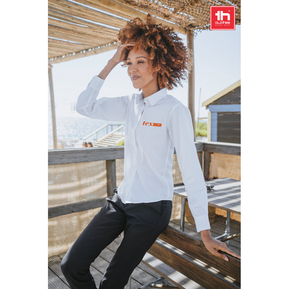 Dames Poplin Shirt Elegance - Vechmaal