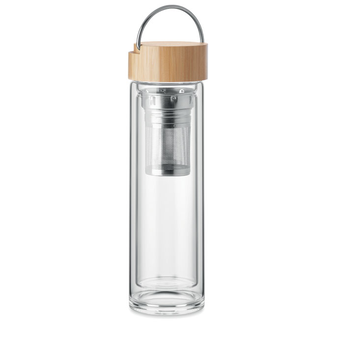 Dubbelwandige Glazen Fles 400 ml - Ieper