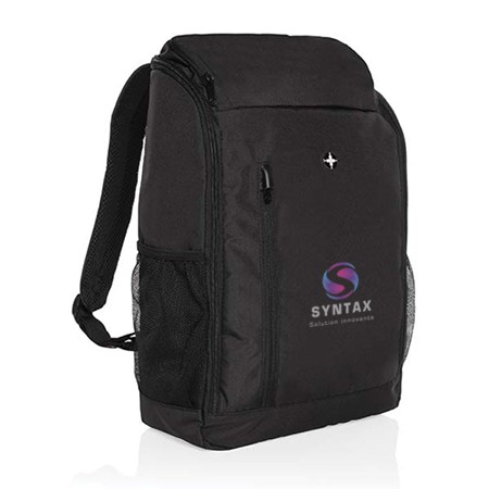 Gemakkelijk-toegankelijke 15.6'' laptoprugzak van gerecycled polyester - Oosterzele