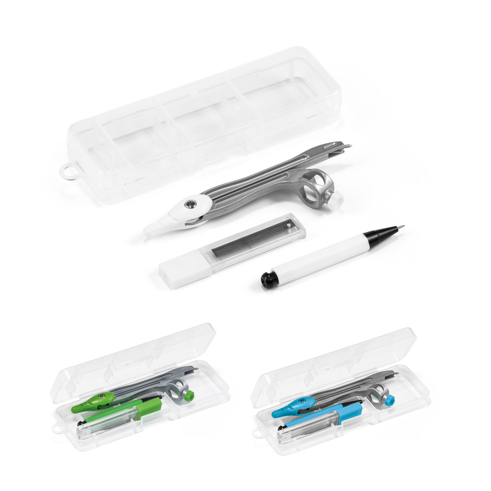 Geometrie Schoolset in PP Etui - Diepenbeek