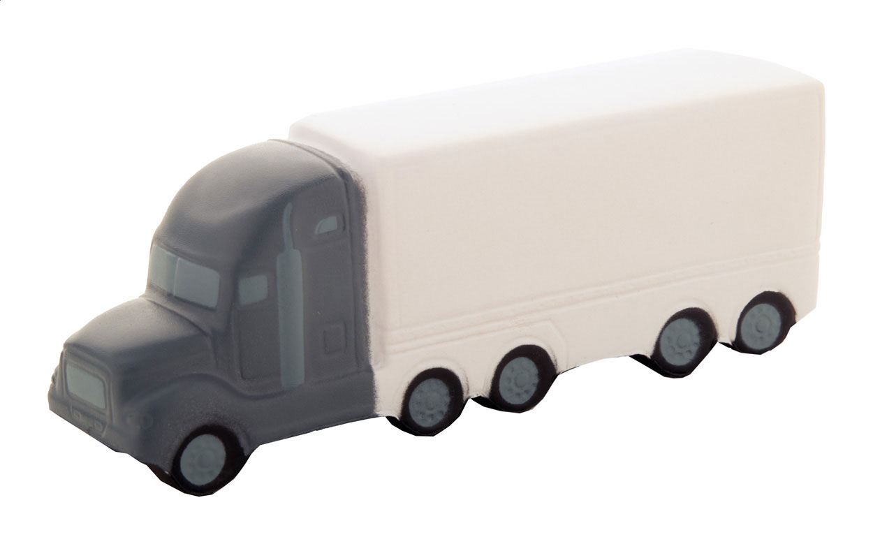 Truckvormige Stressbal - Leuven bedrukken als relatiegeschenk Truckvormige Stressbal - Leuven bedrukken met logo