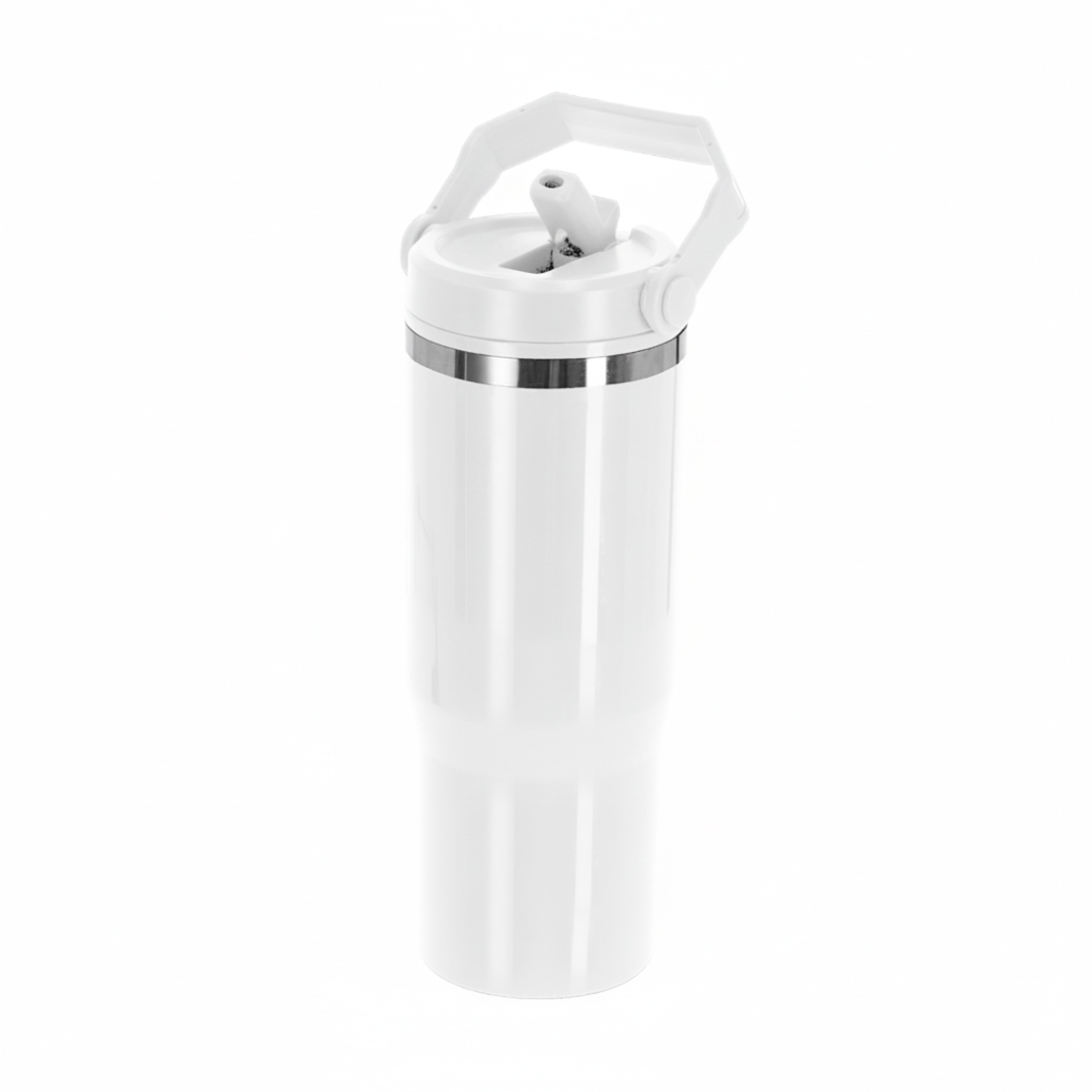 Thermische Beker Met Rietje - Hoeilaart bedrukken met logo