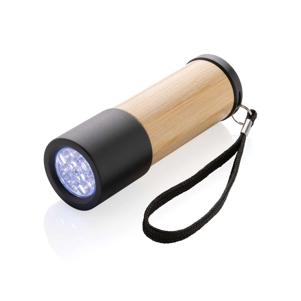 Bamboe en Gerecycled Kunststof Zaklamp - Bilzen