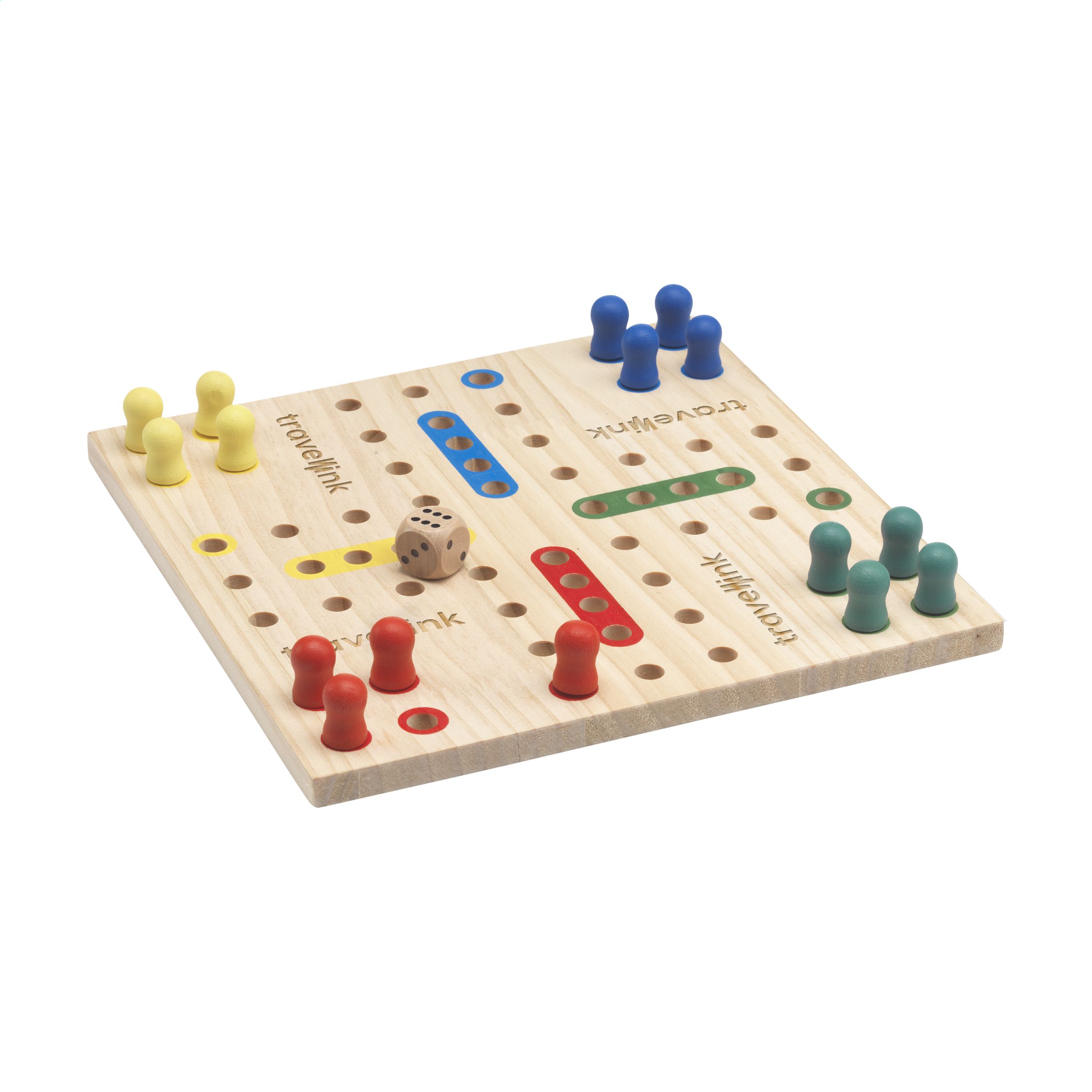 Ludo houten spel bedrukken met logo