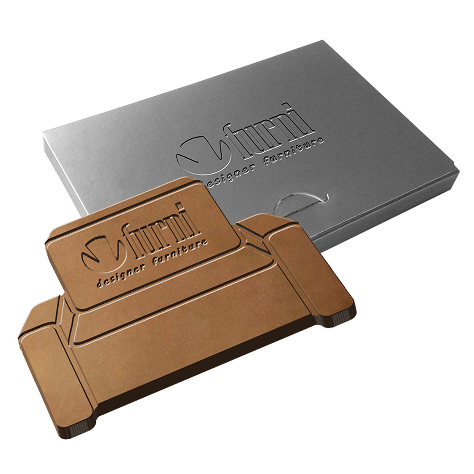 Embossed Chocolade in Aangepaste Vorm - Gingelom