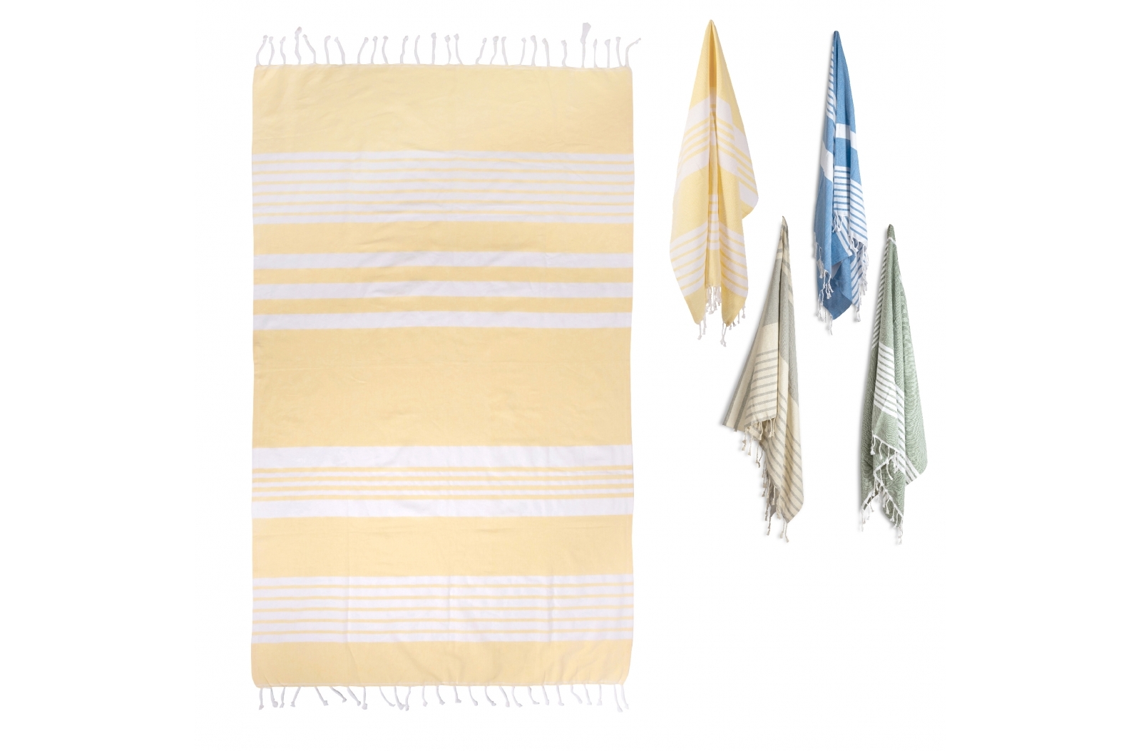 Organische Katoenen Hamamdoek 90x170cm - Heusden-Zolder