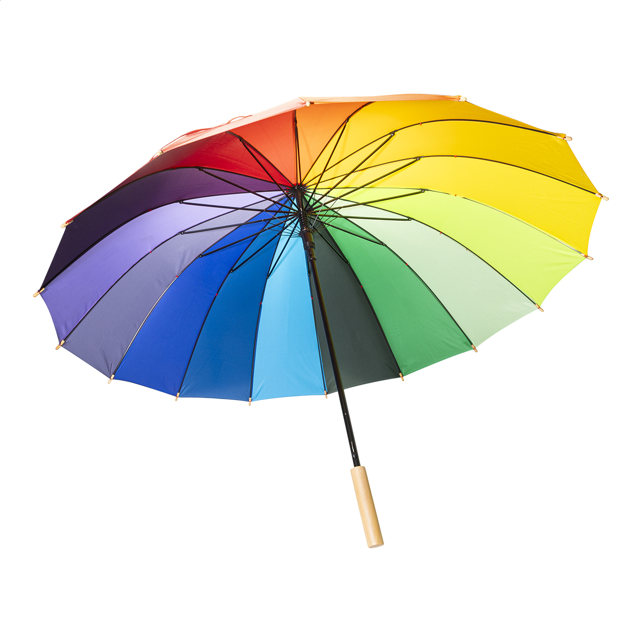 Regenboog Geluk Paraplu - Deinze bedrukken met logo