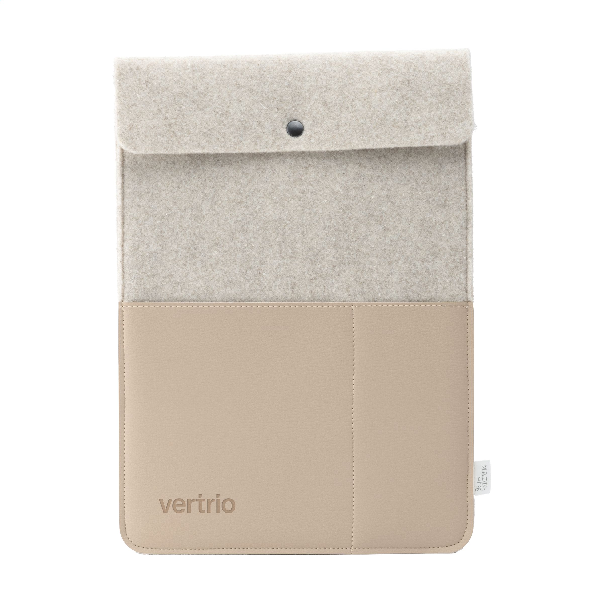 Gerecyclede Vilt & Appel Leer Laptop Hoes 16" - Brecht