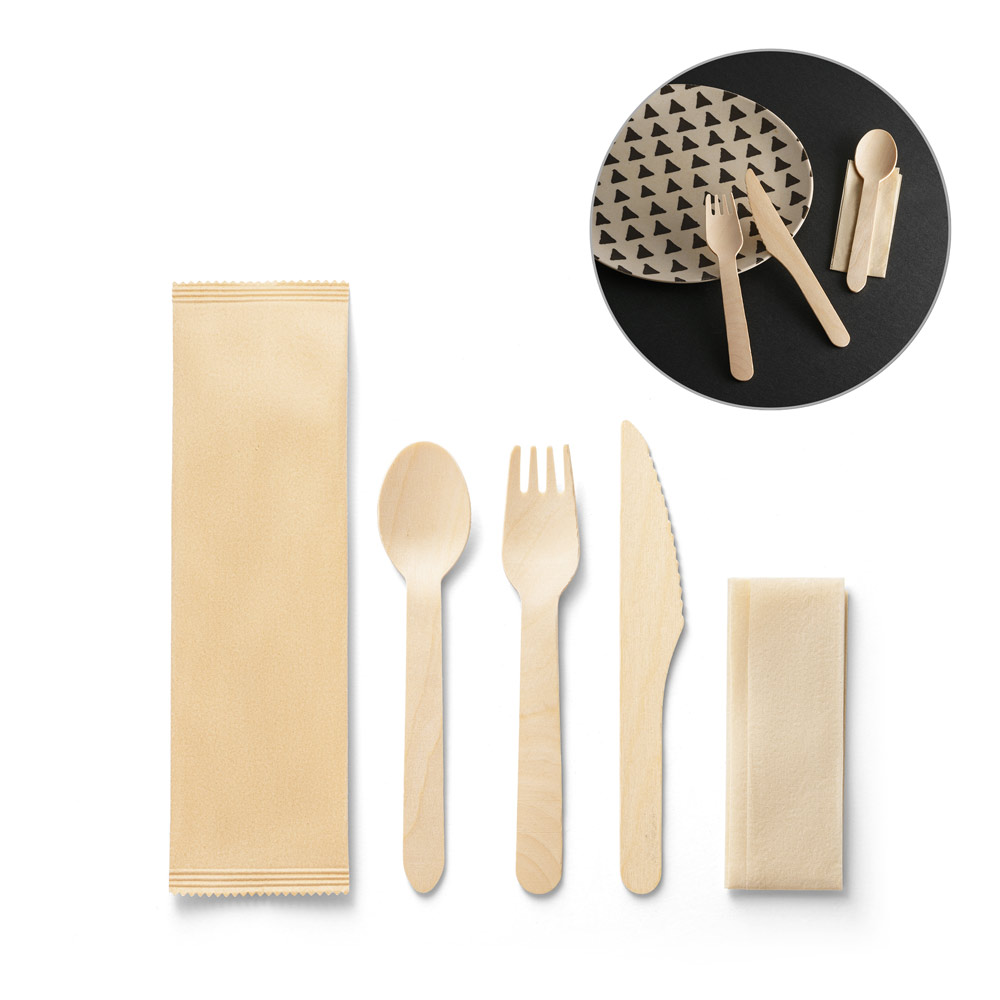 Houten Bestekset - Affligem