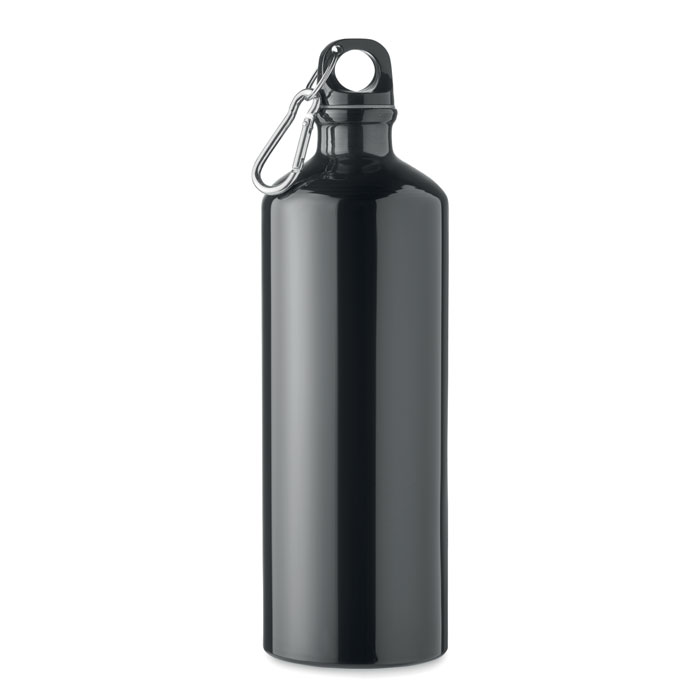 Aluminium fles met karabijnhaak 1000 ml - Steenokkerzeel