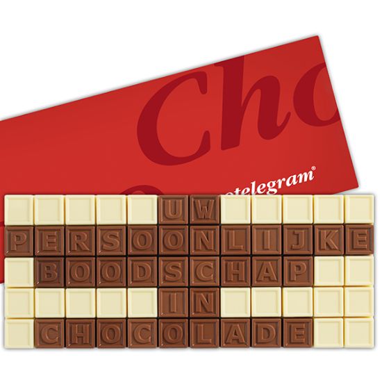 Chocolade Telegram 60 Geschenkdoos - Herselt