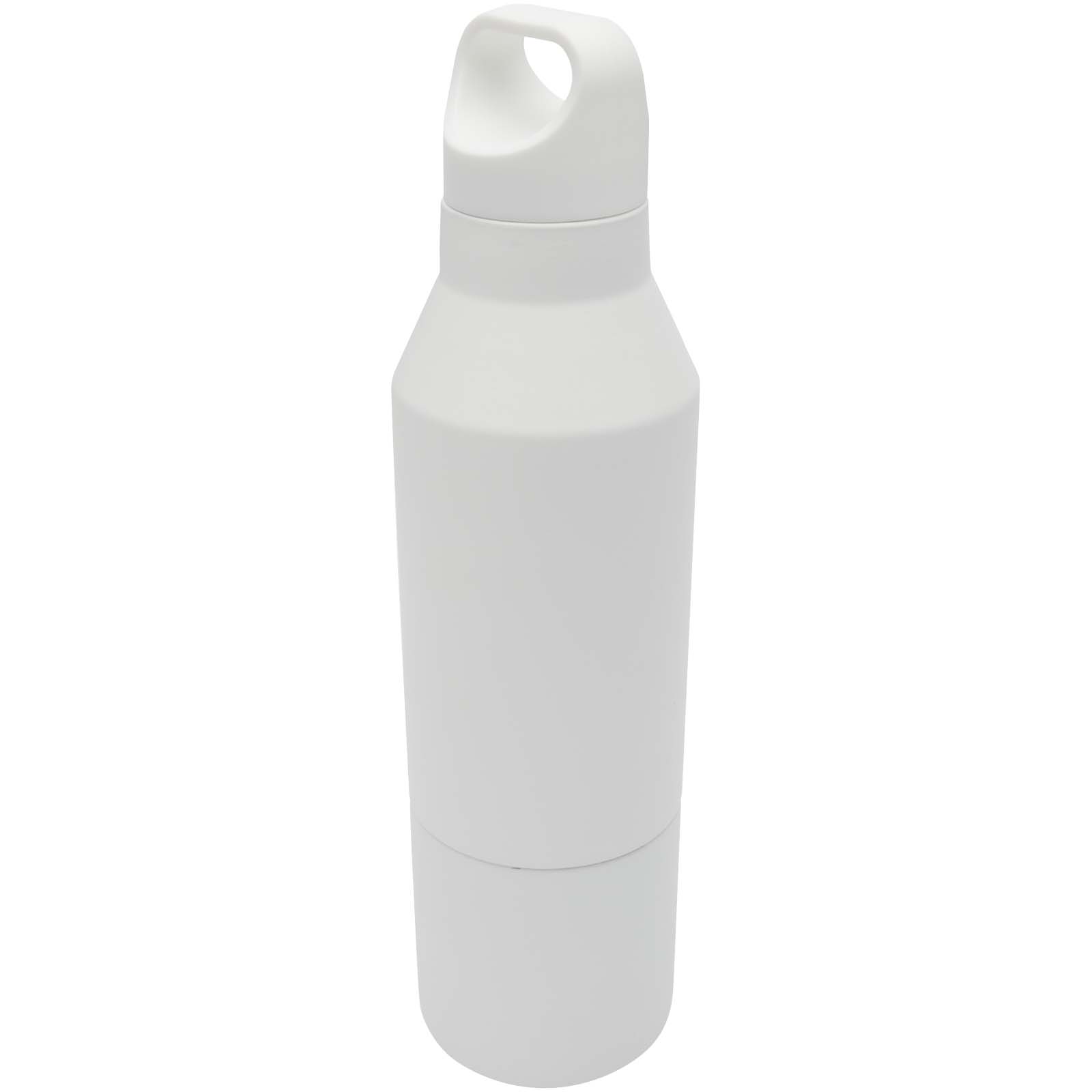 Horizon 600 ml gerecycleerde roestvrijstalen geïsoleerde fles met 300 ml beker - Halen