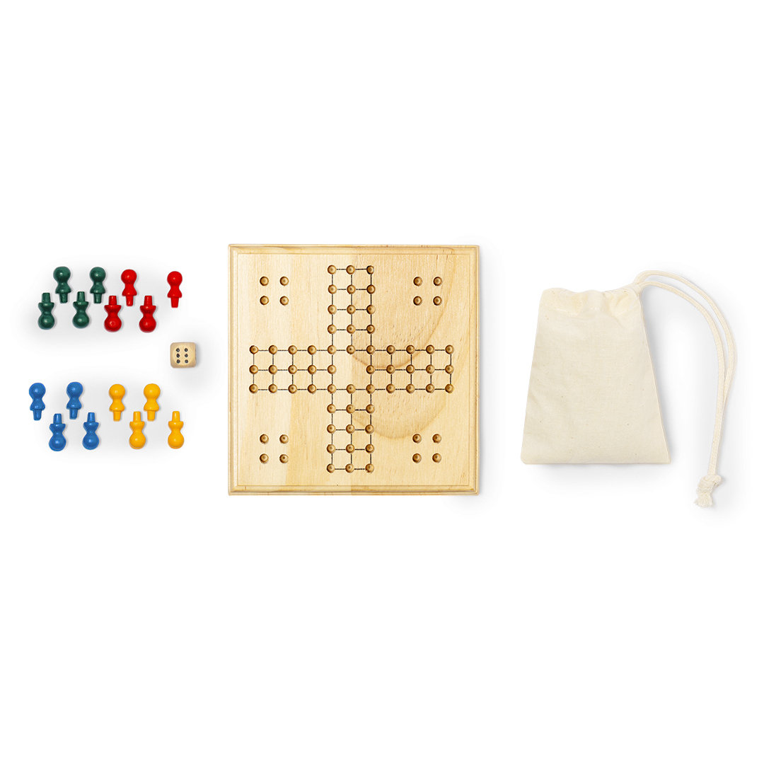 Houten Parchesi Spel - Vleteren