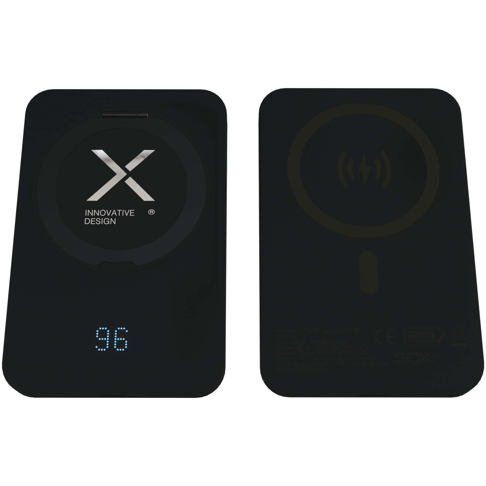 SCX.design P28 5000 mAh powerbank met opvouwbare ring