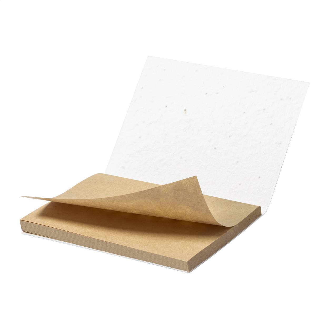 Semeno Stick sticky notes van gerecycled kraft met zaadpapieren kaft