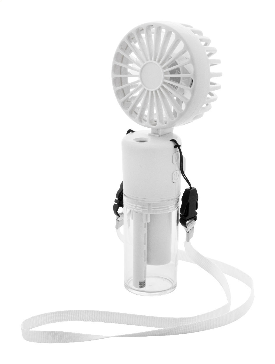 Oplaadbare Vernevelaar Ventilator - De Haan bedrukken met logo