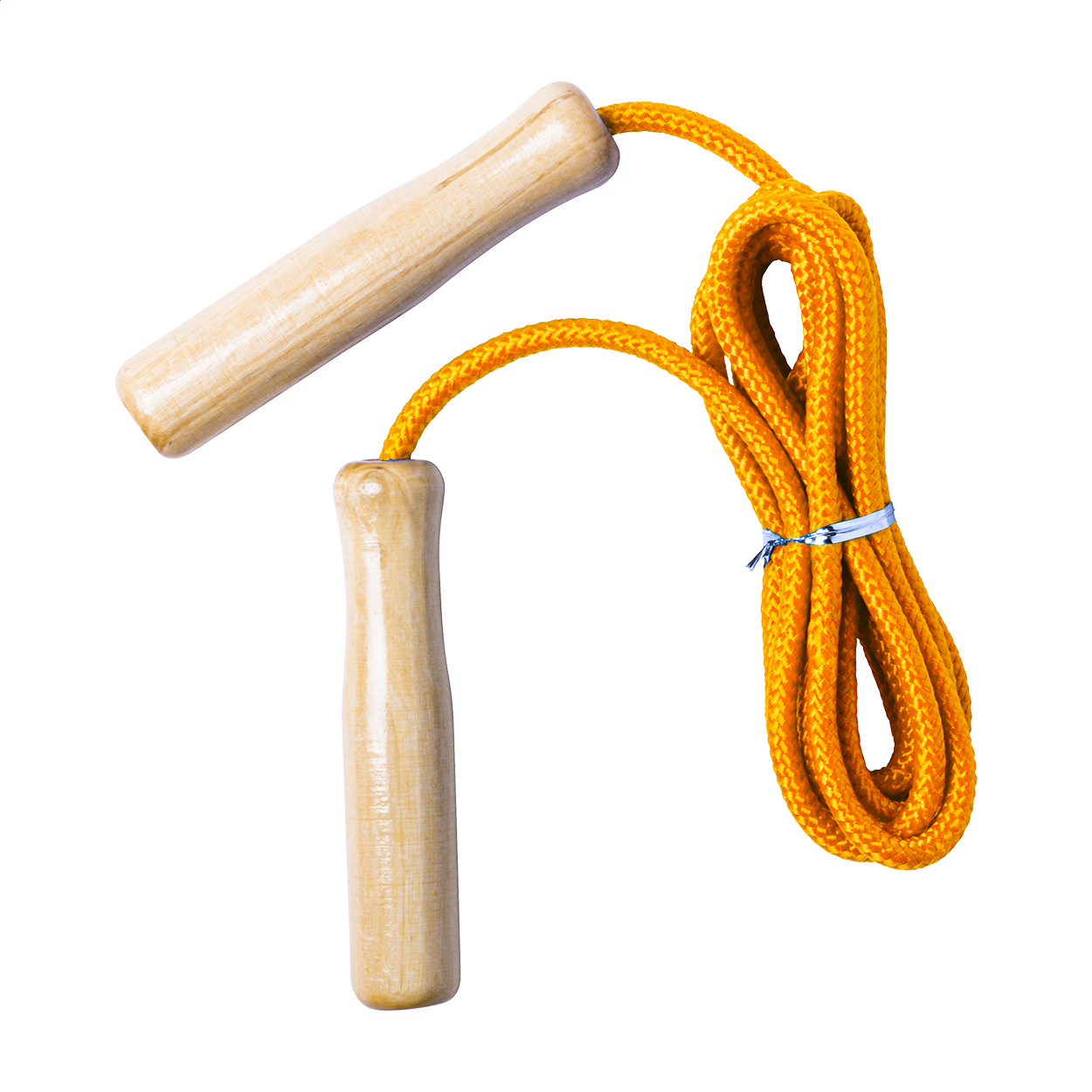 Houten Handvat Springtouw - Beveren bedrukken met logo