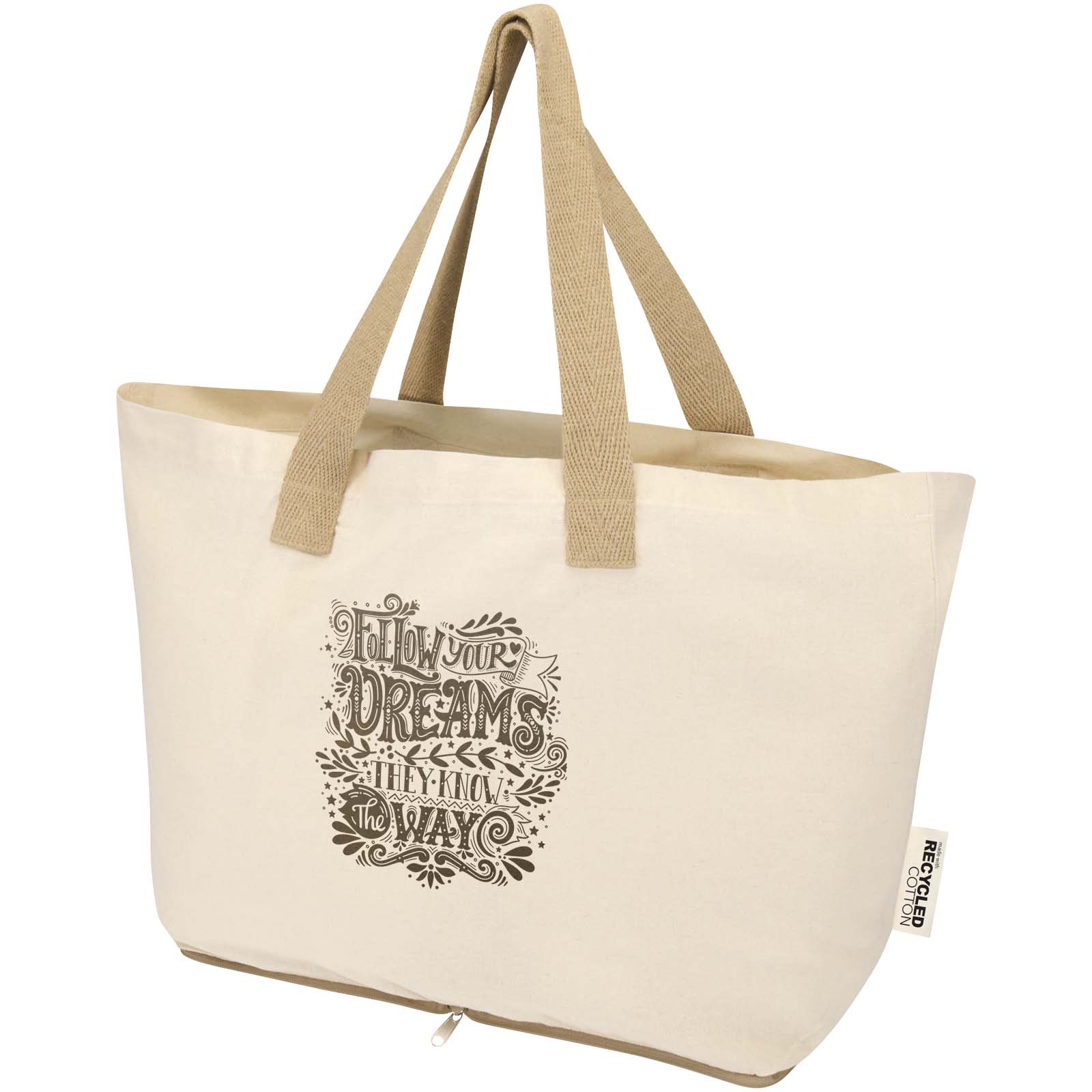 Vouwbare EcoCotton Boodschappentas - Pervijze