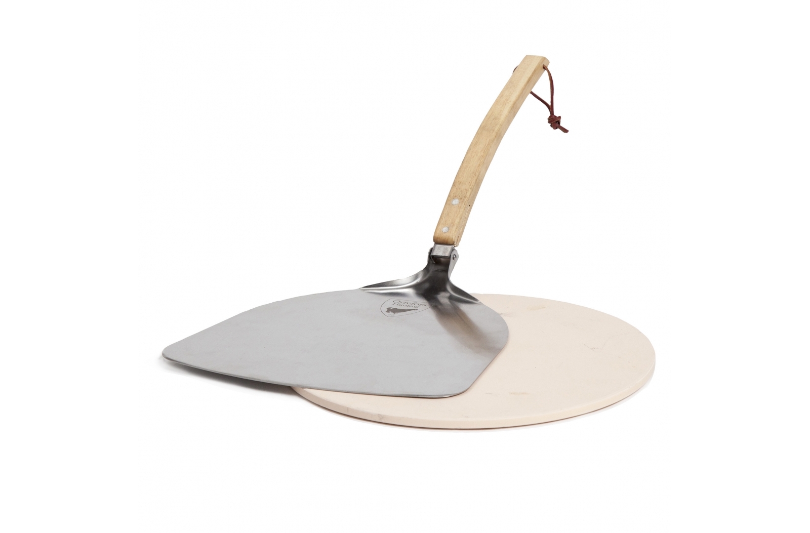 Buitenkeuken Pizzasteen en Pizza Schep Set - Martenslinde
