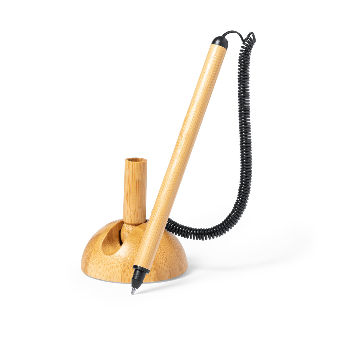 Bamboe pen met houder - Zeveren