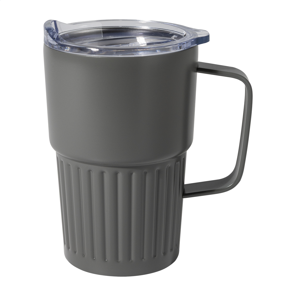Streaky Grab thermosmok van gerecycled roestvrij staal, 470 ml, met logo