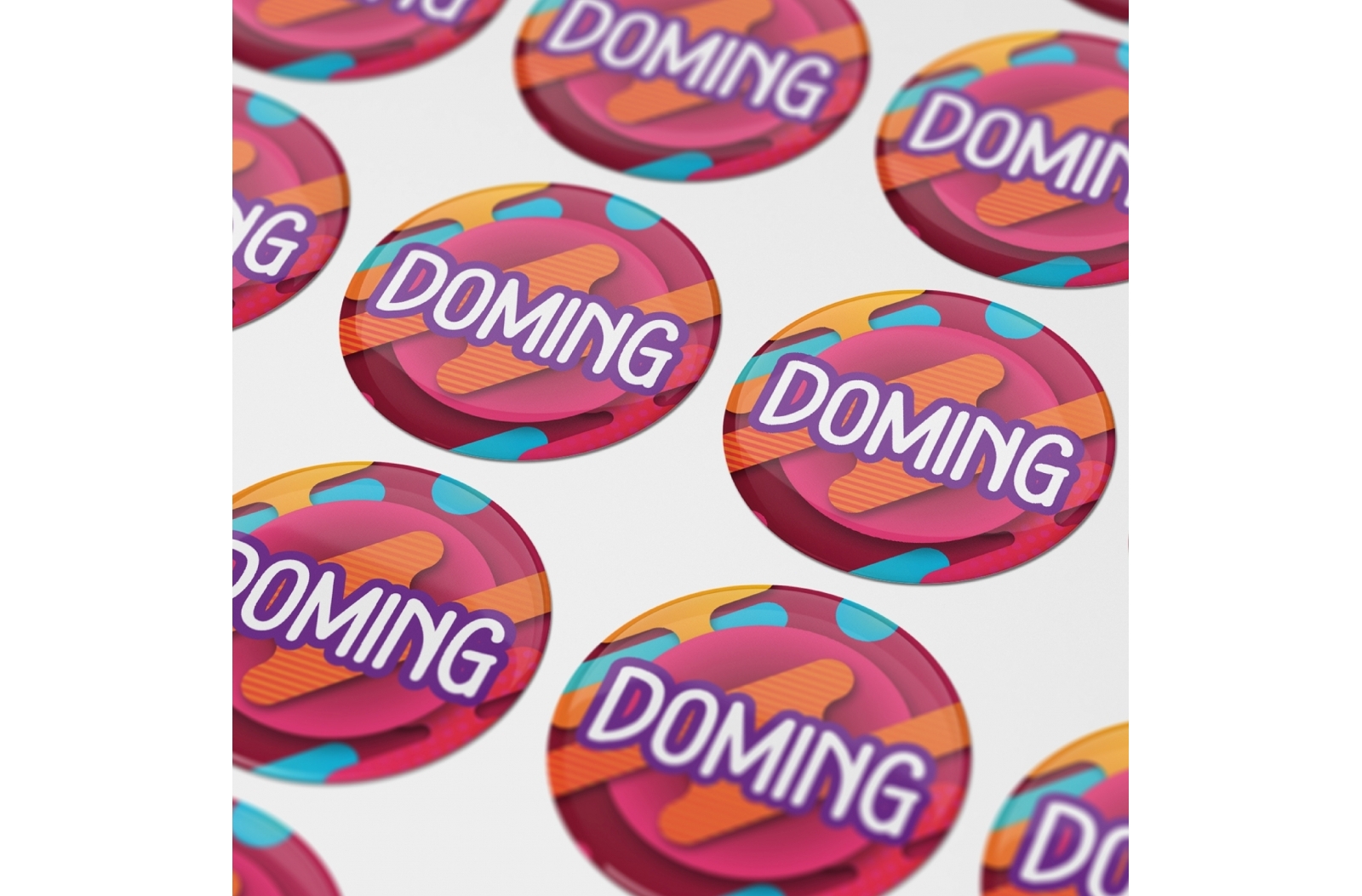 Duurzame Doming Sticker - Borsbeek