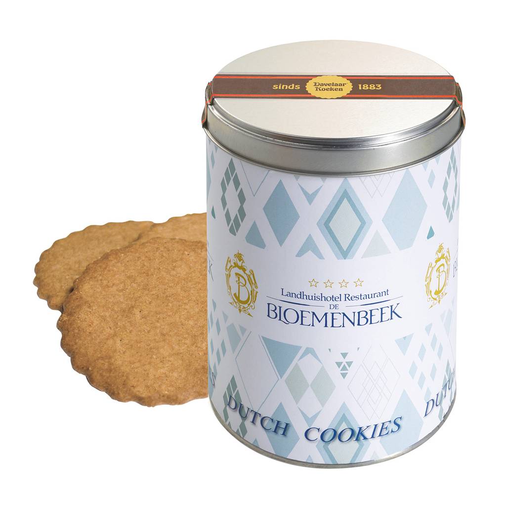 Koekjestrommel bedrukken met logo