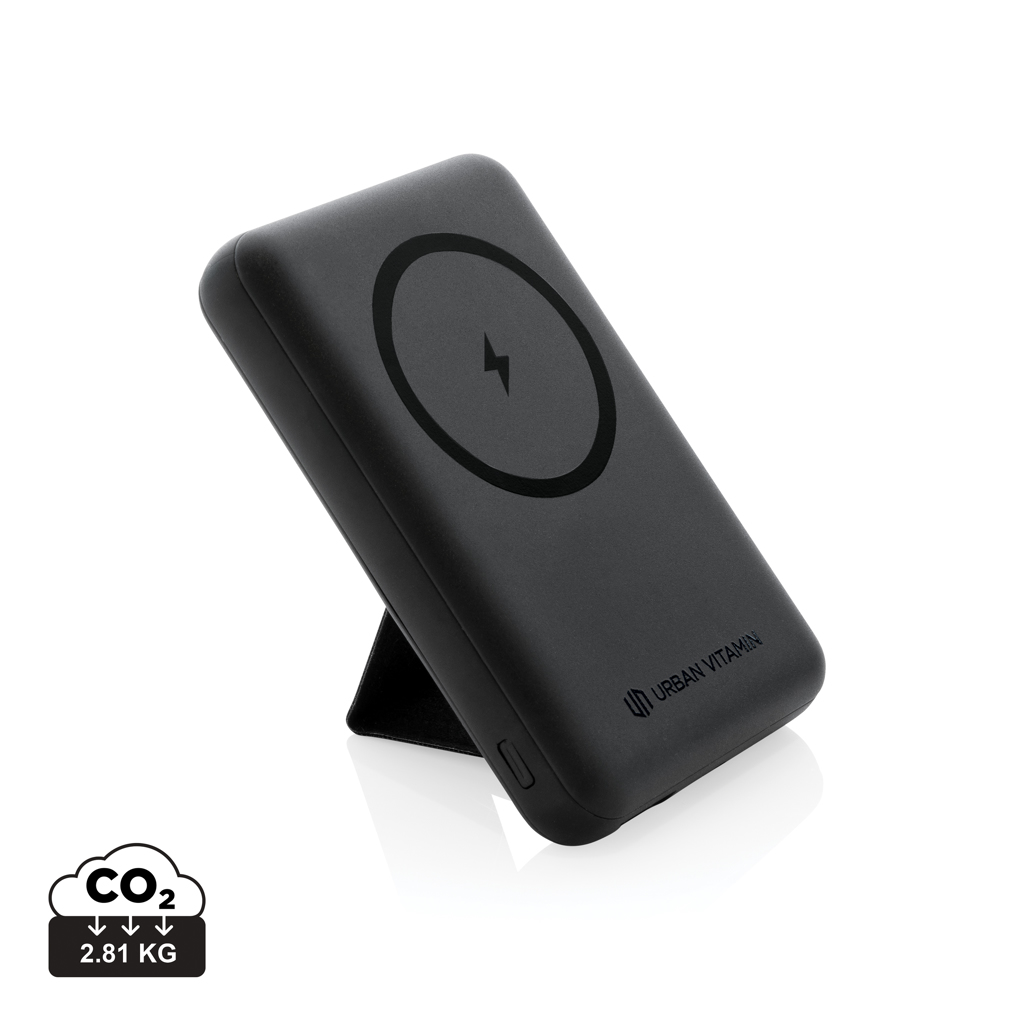 Slim Magnetische Oplaadpowerbank 5000mAh met Kickstand - Gooik