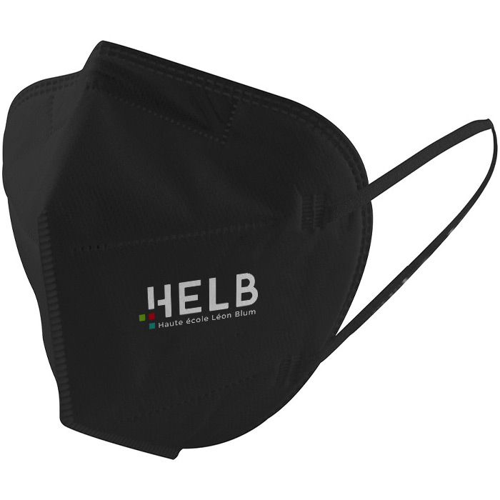 Kinderen FFP3 Zwarte Gezichtsmasker - Hoegaarden