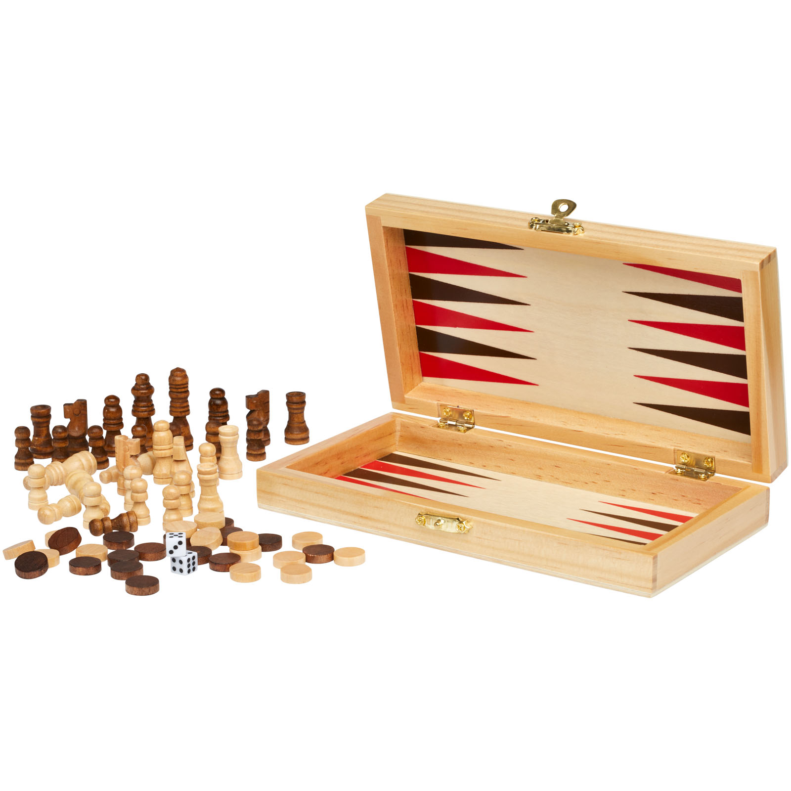 Houten 3-in-1 Spelset - Ledeberg