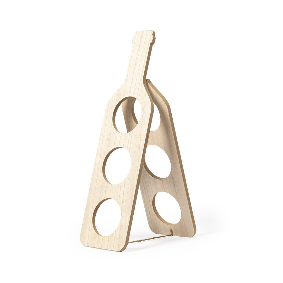 Houten Opvouwbare Flessenhouder - Voort