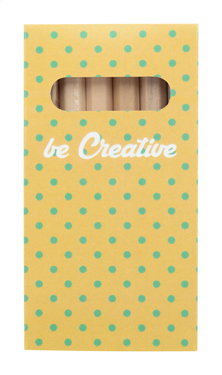 Kleurrijke Potlodenset 6-delig - Baarle-Hertog