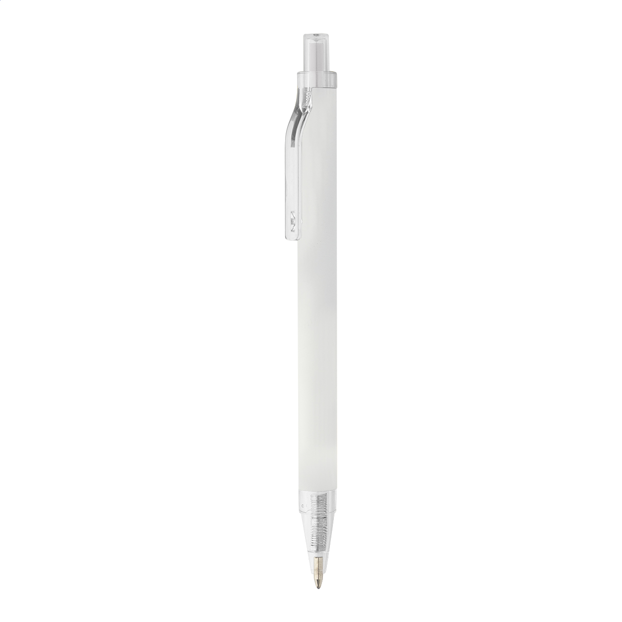 PeekThru balpen van gerecycled aluminium met transparante RPET-delen bedrukken met logo