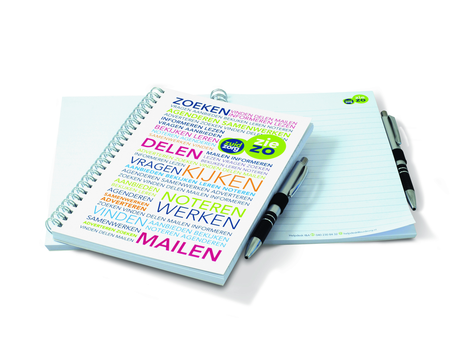 Wire-o schrijfblok met elastische penlus - Gooik