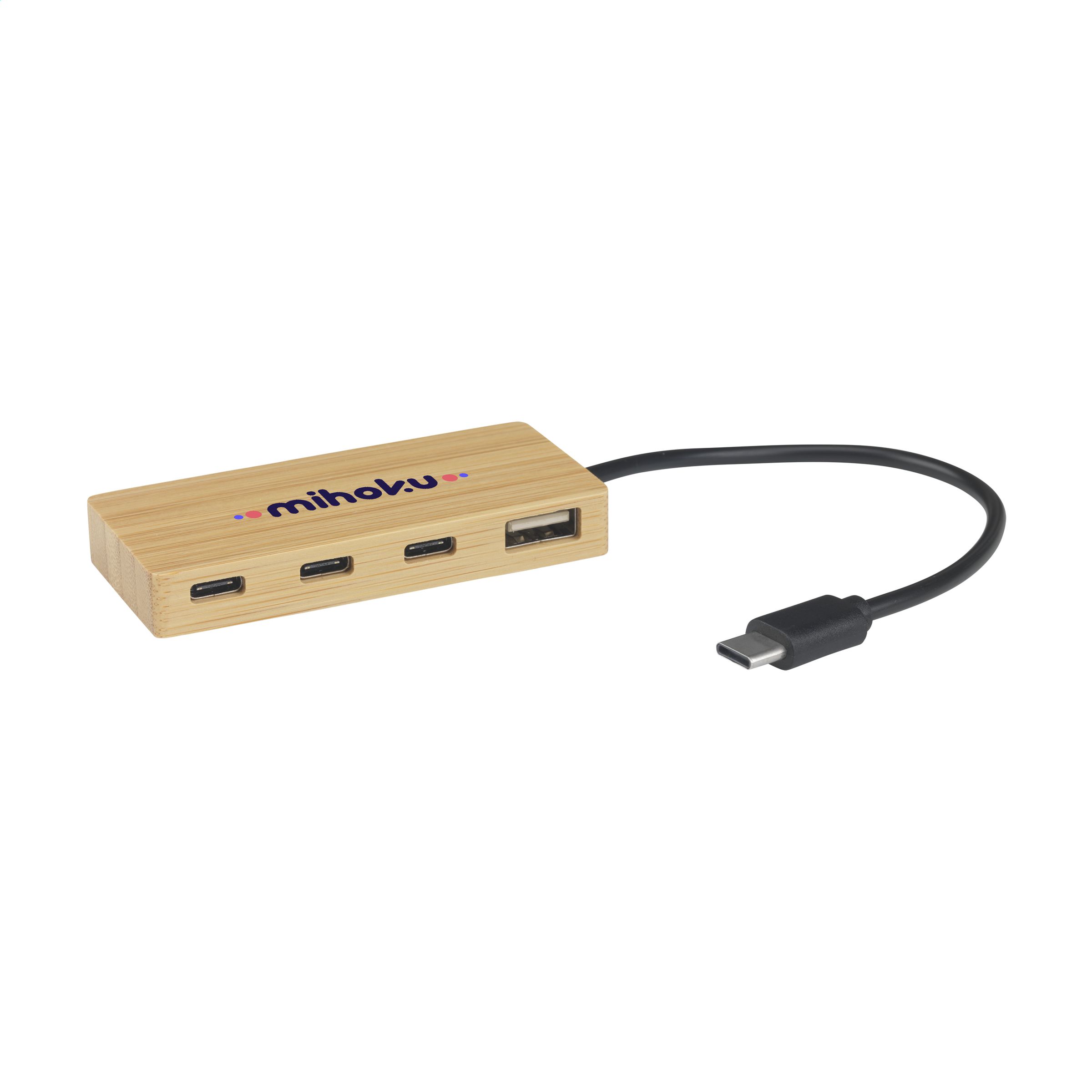 Bamboe USB Hub - Zoutleeuw