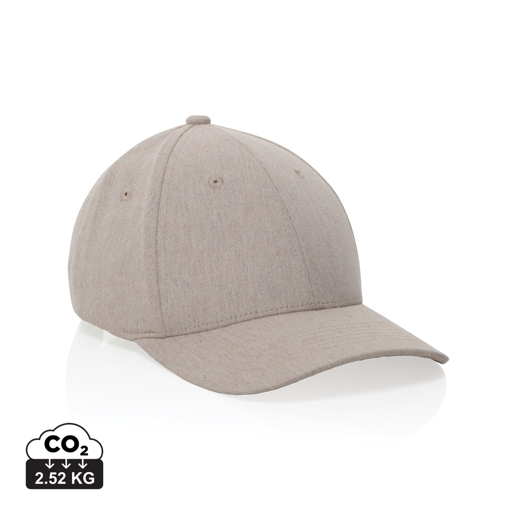 Milo AWARE™ gerecycleerde heather 6 panel pet - Kasterlee