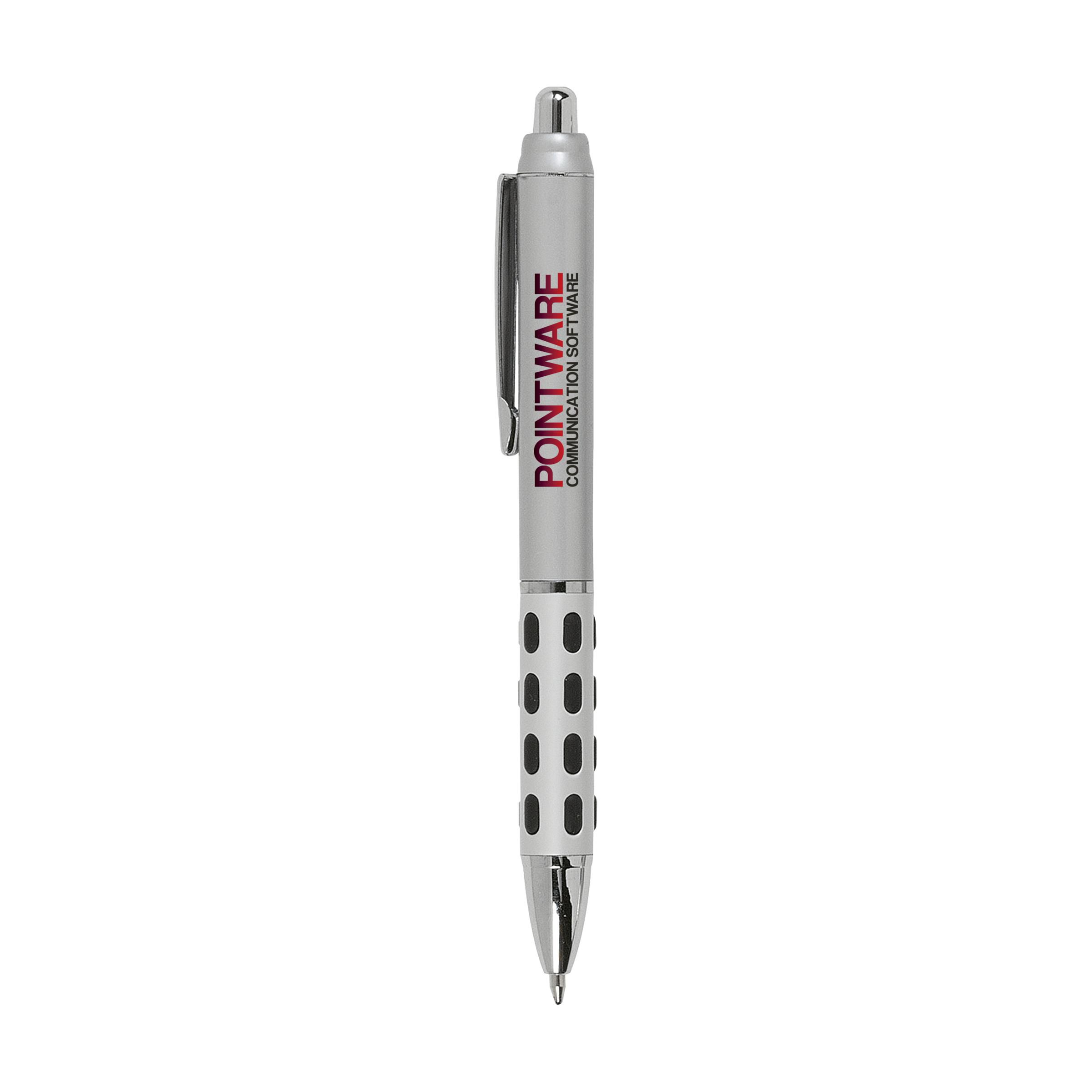 Aluminium Grip Rubbber Detail Ballpoint Pen - Vladslo