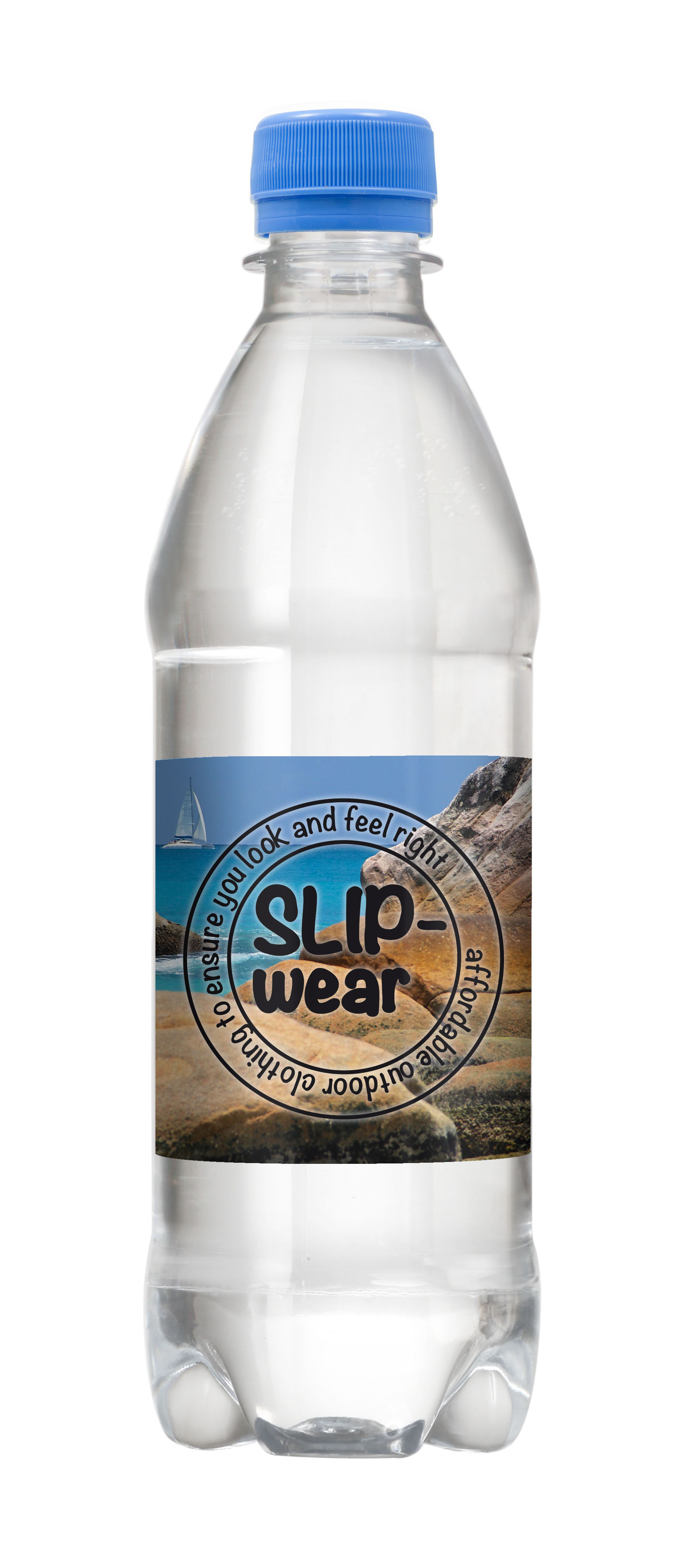 Bruiswaterfles 500 ml met draaidop - Vladslo bedrukken met logo