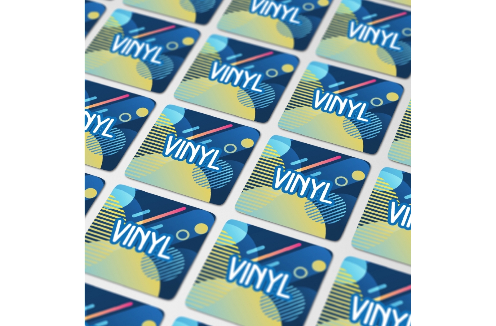 Vierkante Vinyl Sticker 20x20mm - Baarle-Hertog