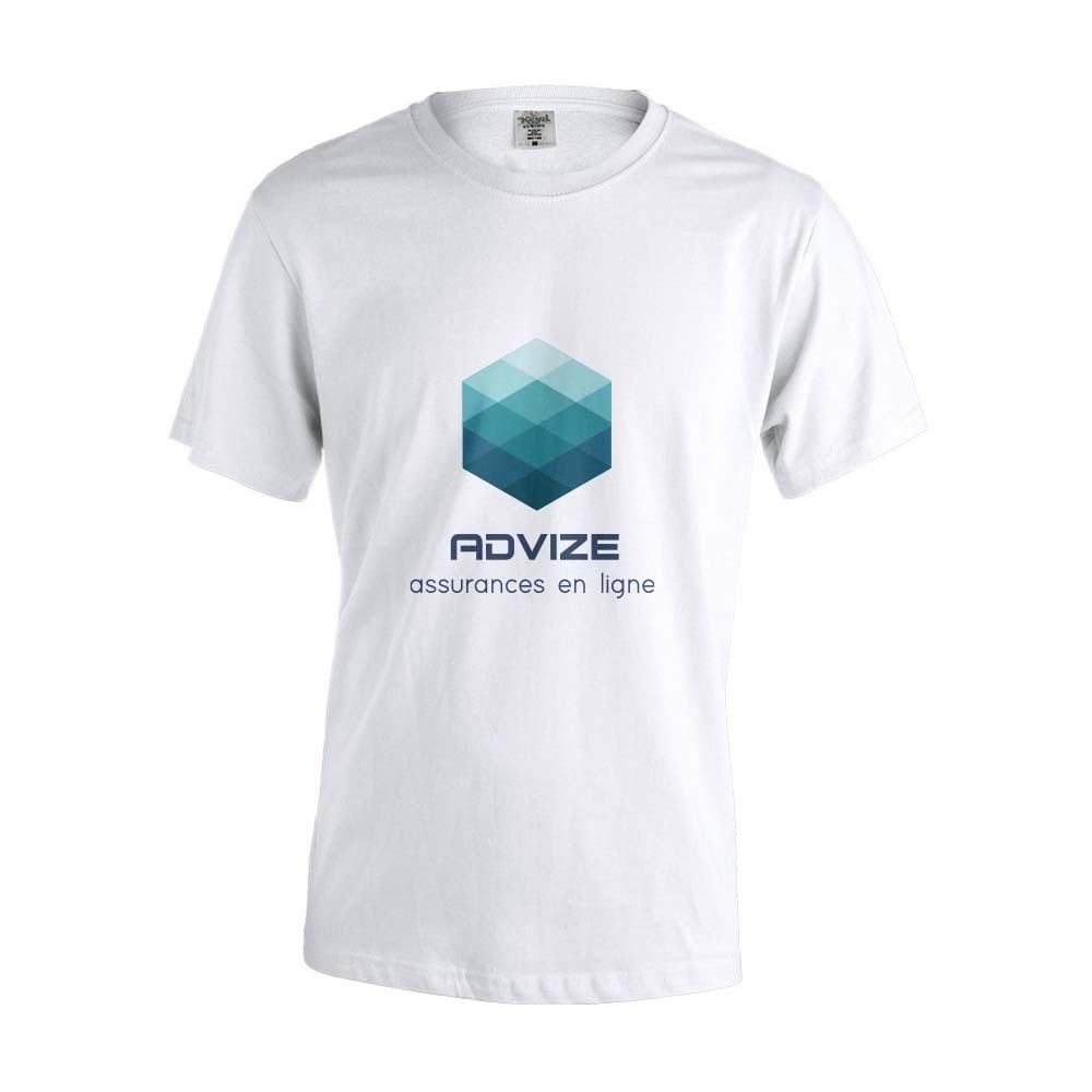 Volwassen Witte T-shirt Katoen 150g/m2 - Zwevegem