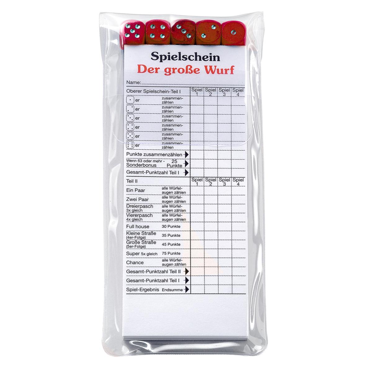 Dobbelsteen spel "Het Grote Gooien" in koffer - Puurs-Sint-Amands