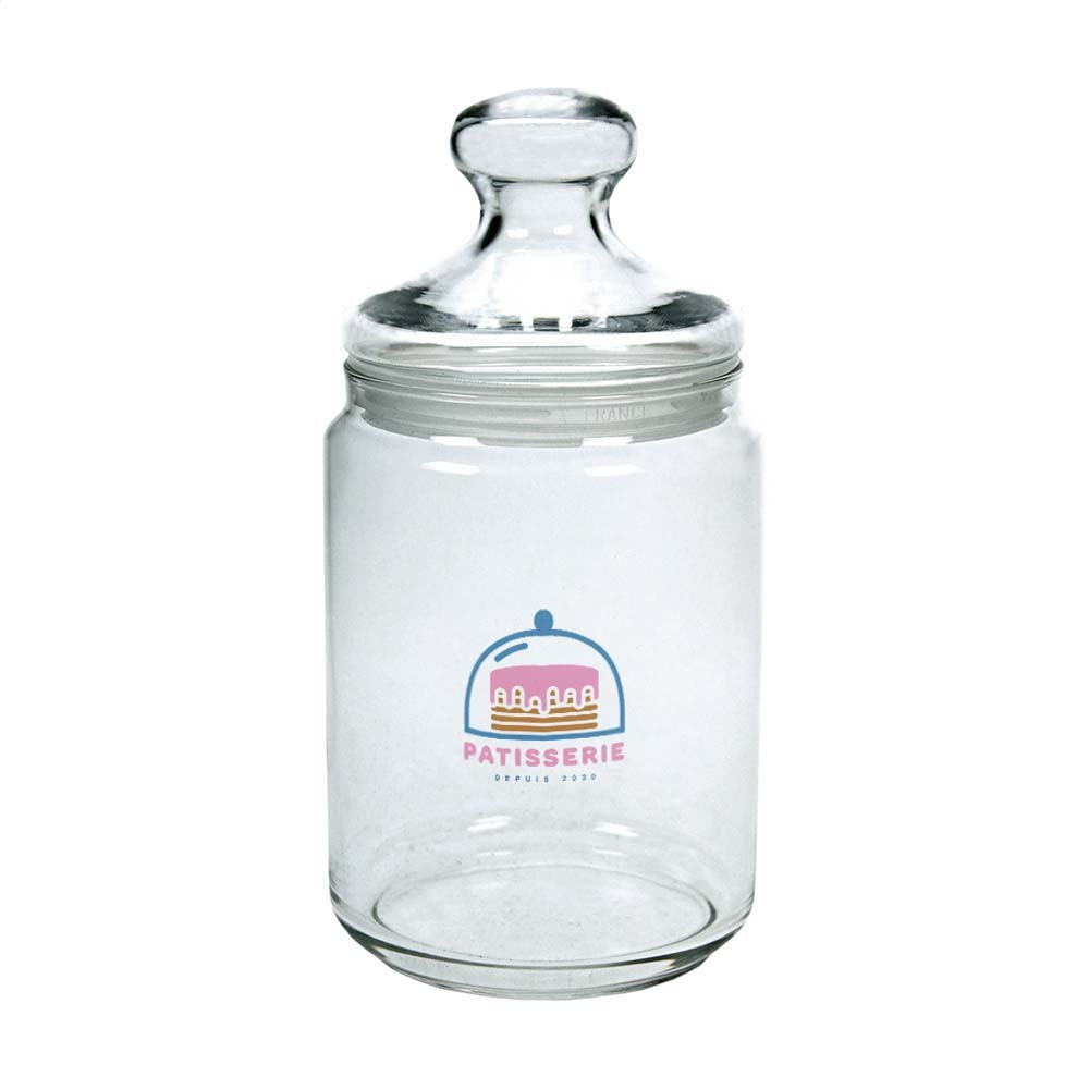 Glazen Snoeppot 1L - Idegem